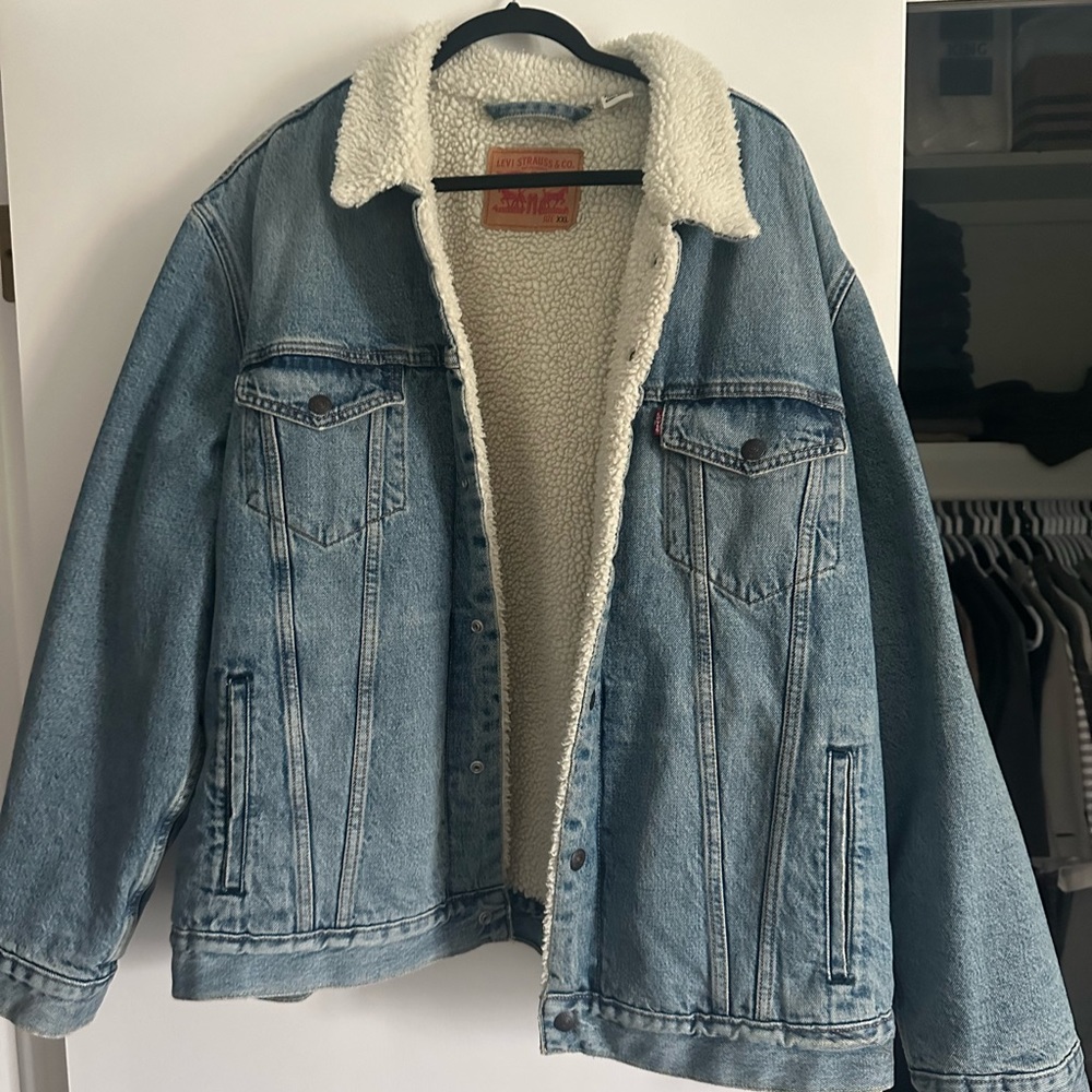 Levi's men's denim number jacket xxl 2xl